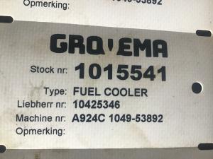 Liebherr Raffreddatore del carburante